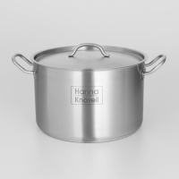 Кастрюля из нержавеющей стали Hanna Kn&ouml;vell с крышкой, 9 л, d=26 см, h=17 см, толщина стенки 0,6 мм, индукция
