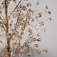 Фигура светодиодная "Бусины" 48x30x3 см, 20 LED, CR2032x2 (в компл.), свечение тёплое белое