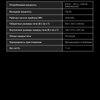 Микроволновая Печь HYM-M2040 20л. 700Вт нержавеющая сталь