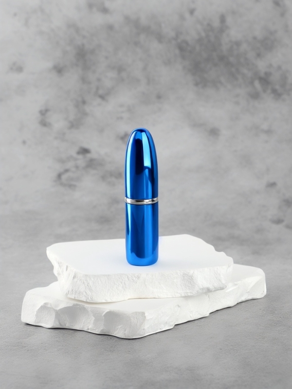 Флакон для парфюма &laquo;Пуля&raquo;, с распылителем, 3 мл, цвет синий