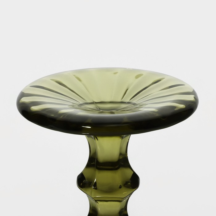 Набор бокалов из стекла для шампанского Magistro &laquo;Ла-Манш&raquo;, 160 мл, 7&times;20 см, 2 шт, цвет зелёный