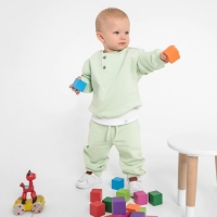 Штаны для малыша MINAKU: Basic Line BABY, цвет шалфей, рост 80-86 Штаны для малыша MINAKU: Basic Line BABY, цвет шалфей, рост 80-86