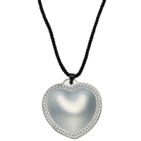 Портупея с кулоном &laquo;Сердечко&raquo; кожа, трансформер, цвет серебро, 150 см