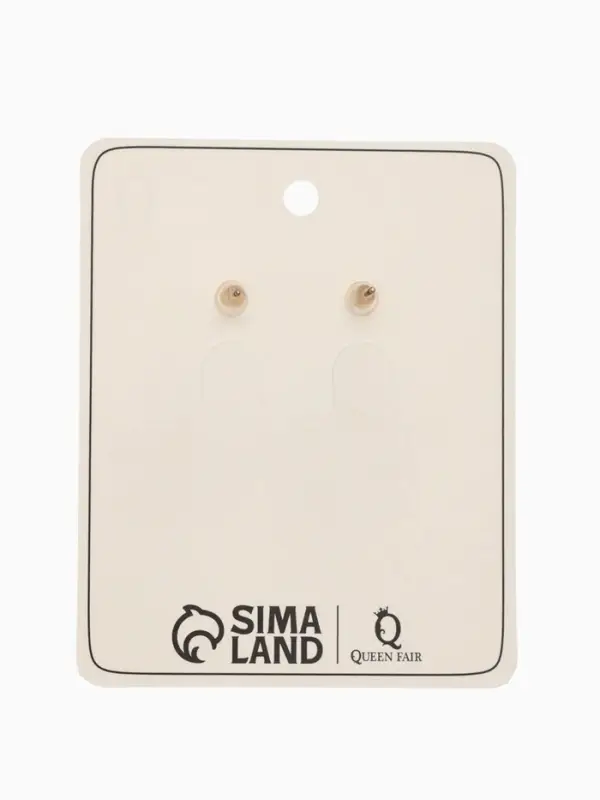 Серьги со стразами "Овал грань", цвет изумрудный в золоте