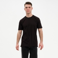 Футболка мужская, цвет чёрный, размер 48