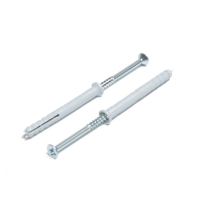 Дюбель-гвоздь "ТУНДРА", распорный, нейлоновый, потайная манжета, 5х50 мм, 100 шт