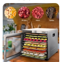 Электрическая сушилка для овощей и фруктов КТ-1910