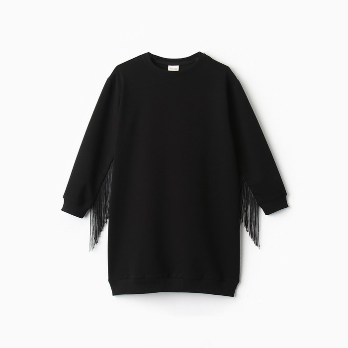 Платье для девочки MINAKU, цвет чёрный, рост 128 см Платье для девочки MINAKU, цвет чёрный, рост 128 см