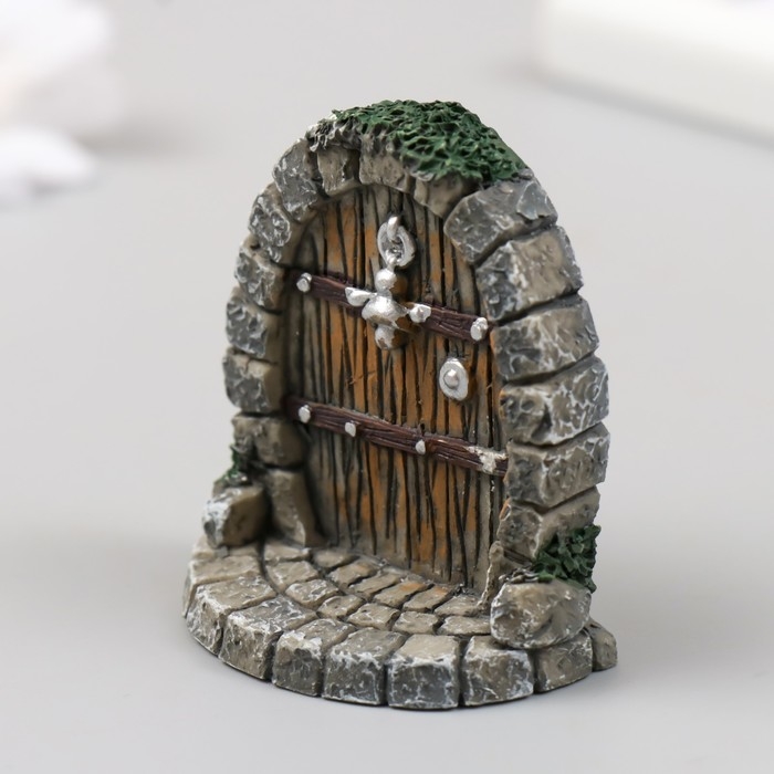 Фигурка для флорариума полистоун Фигурка для флорариума полистоун "Арочные садовые ворота" 5,5х3х5,5 см
