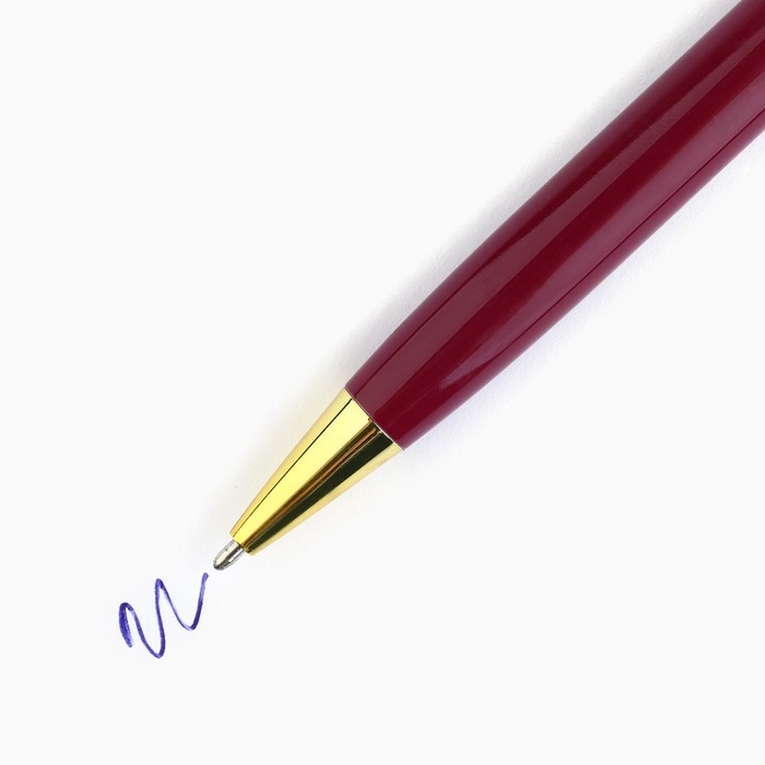 Ручка в подарочном футляре &laquo;Учителю: Любимому преподавателю с уважением!&raquo;, металл, синяя паста, 1.0 мм