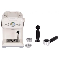 Кофеварка рожковая HEM-5300 850Вт бежевый