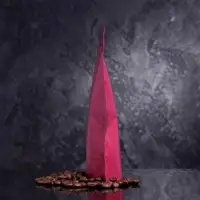 Пакет дой - пак, матовый, бордовый, 14&times;20&times;4 см