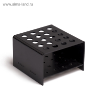 Подставка под ручки и карандаши 20 шт., 10&times;9,5&times;6 см, 2 мм, цвет чёрный, В ЗАЩИТНОЙ ПЛЁНКЕ