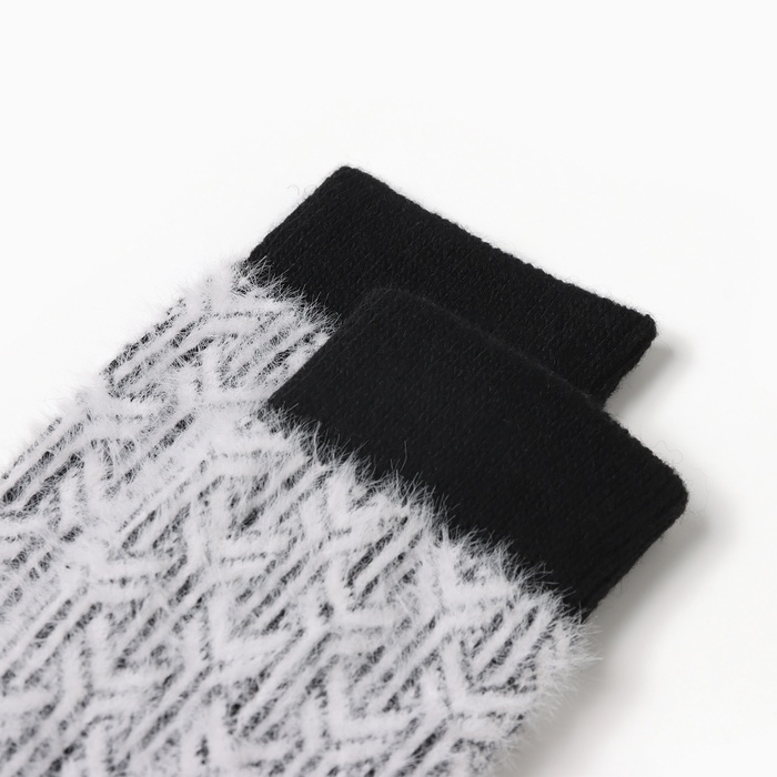 Носки женские махровые MINAKU, цвет черный, р-р 36-41