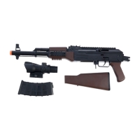 Автомат "АК-47", стреляем мягкими пулями с гильзами