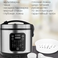 Мультиварка HYMC-2401 5л 900Вт серебристый