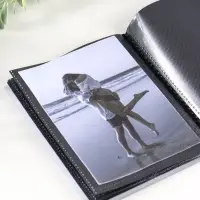 Фотоальбом "Цветы" 36ф 10X15см, ПП карм.,мягкая обложка, черные страницы