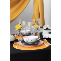 Салатник Доляна &laquo;Весенний вечер&raquo;, 600 мл, d=15,5 см, цвет белый