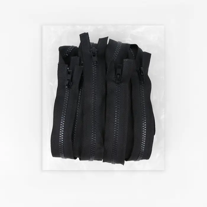 Молния &laquo;Трактор&raquo;, №5, разъёмная, замок автомат, 60 см, чёрная