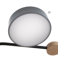 Люстра с ПДУ 2298/7GN LED 156Вт 3000-6000К серый 105х99х15 см BayerLux