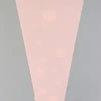 Пакет цветочный Конус, розовый, 28&times;9&times;44 см&plusmn;1 см