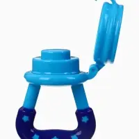 Ниблер для прикорма, с силиконовой сеточкой "Сыночек", цвет синий