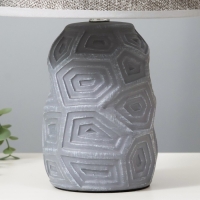 Настольная лампа "Бриана" Е14 40Вт серый 22,5х22,5х35 см RISALUX Настольная лампа "Бриана" Е14 40Вт серый 22,5х22,5х35 см RISALUX