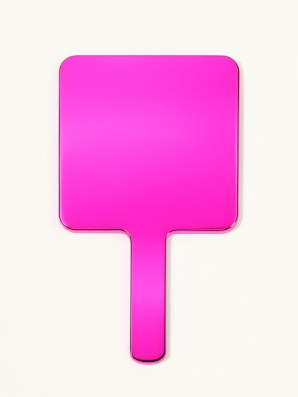 Зеркало с руч квад-т (1) б/увел ГАЛЬВАНИКА 16*9см пласт роз подвес QF Зеркало с руч квад-т (1) б/увел ГАЛЬВАНИКА 16*9см пласт роз подвес QF