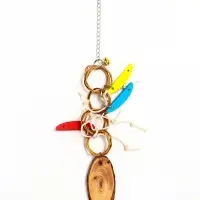 Игрушка для птиц "Фантазия" микс цветов