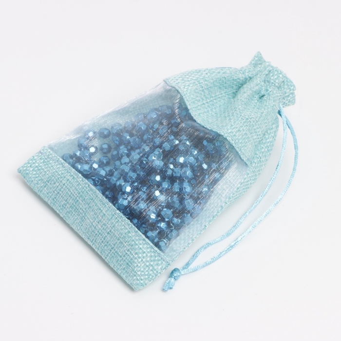 Льняной мешочек для хранения украшений, подарков, трав, 10 х 14 см, набор из 5 штук Льняной мешочек для хранения украшений, подарков, трав, 10 х 14 см, набор из 5 штук