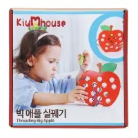 Шнуровка для  малышей древянная