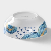 Салатник фарфоровый Доляна &laquo;Звёздная ночь&raquo;, 600 мл, d=15,5 см