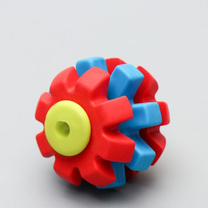 Игрушка жевательная "Неровности судьбы", TPR, 7 см, жёлтая/красная/голубая