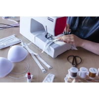 Бретели текстильные, 2 см, 38 см, пара, цвет белый Бретели текстильные, 2 см, 38 см, пара, цвет белый