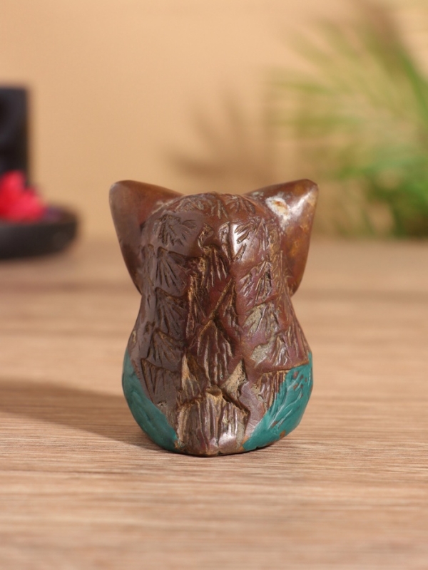 Сувенир бронза "Совёнок" 4х5х4 см