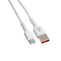 Кабель VIXION PRO VX-17c, USB  - Type-C, 2.1 А, 1 м, белый