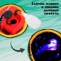 Джип &laquo;Бульдог&raquo;, радиоуправляемый, трансформация, дымовые эффекты, работает от аккумулятора, цвет красный