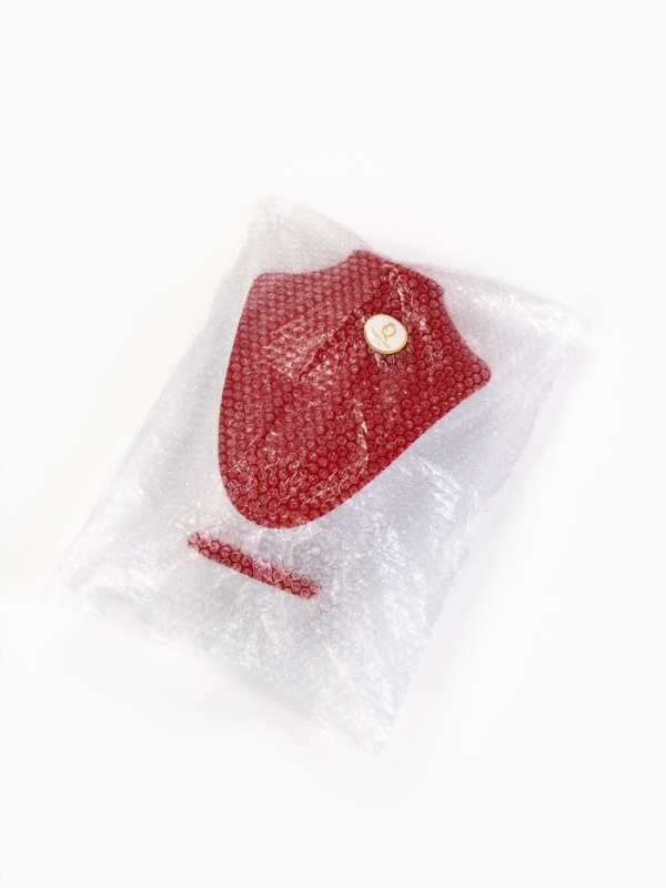 Бюст для украшений, 17,5&times;13&times;25 см, h=25 см, цвет красный