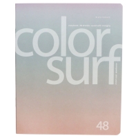 Тетрадь 48л кл COLOR SURF, МИКС