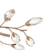 Люстра "Нежность" 3х40Вт Е27 золото 42х42х18см