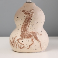 Настольная лампа"Жираф" Е14 40Вт бежевый 20х20х32см