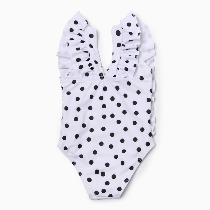 Купальник слитный детский MINAKU цвет белый рост 140-146 см