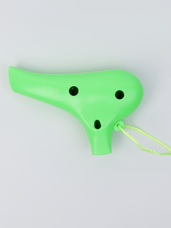 Окарина Music Life 12 отверстий, зелёная, 15,5 х 10 х 4,3 см