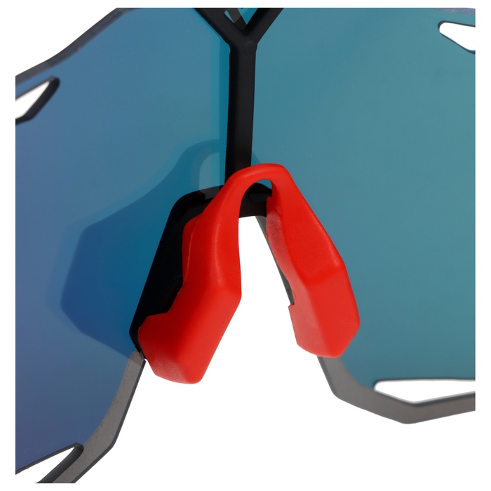 Очки велосипедные E22 со сменными линзами в кейсе, цвет красный