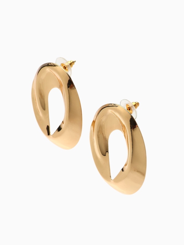 Серьги металл &laquo;Кольца&raquo; сфера, цвет золото