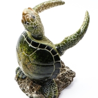 Подставка для бутылки "Черепаха" зеленая, 12х11х19см Подставка для бутылки "Черепаха" зеленая, 12х11х19см