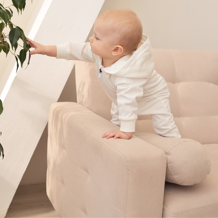 Комбинезон детский MINAKU цвет экрю, рост 68-74 см