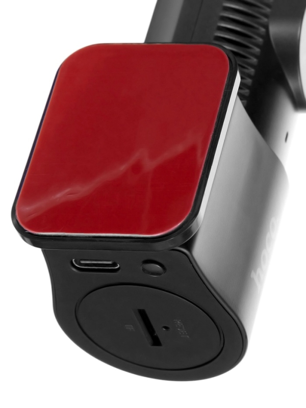 Автомобильный видеорегистратор Hoco, DV7, 2K экран и видео, черный