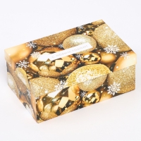 Набор коробок подарочных 15 в 1 &laquo;С Новым годом&raquo;, 12 х 7 х 4 см - 46,6 х 35,2 х 17.5 см, Новый год