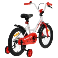 Велосипед 16" Nameless GALAXY, цвет белый/красный